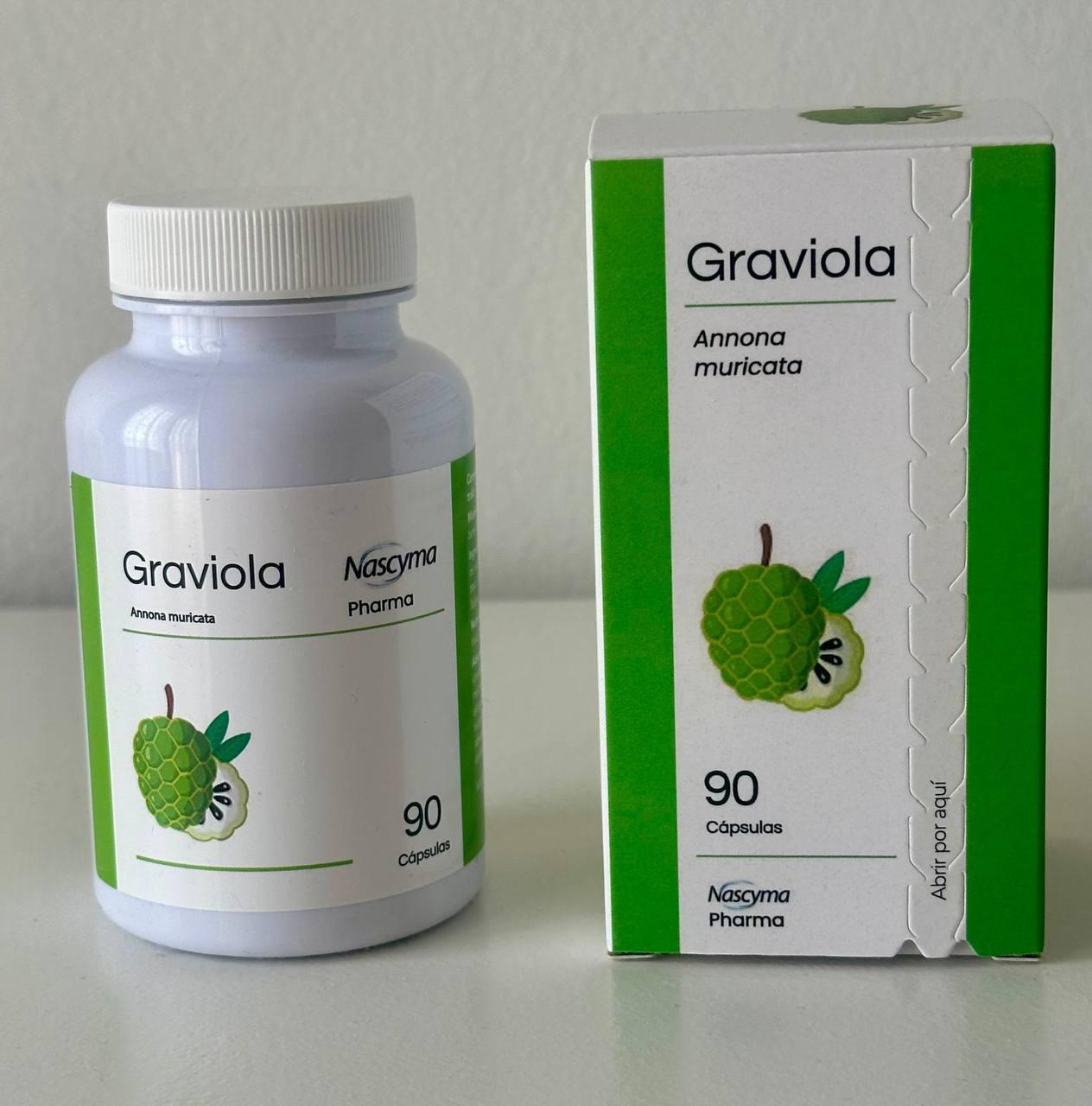 Graviola capsules closeup